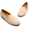 image:imageDREAM PAIRS Round Toe Flats for Women Dressy Comfortable SlipOn Dress Business Casual Office Work Shoes for WomenNudesuede