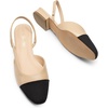 image:imageDREAM PAIRS Slingback Ballet Flats for Women Square Cap Toe Low Heel Dress Shoes Comfortable Work Flats for Office Party Wedding Business Casual