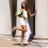 image:imageDREAM PAIRS Stiletto Bow Heels for Women Strappy Sparkly Rhinestone Square Toe Clear Crystal High Sandals for Party WeddingWhitepu