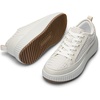 image:imageDREAM PAIRS Women Platform Chunky Lightweight Comfortable Casual Lace Up Sky Walking Fashion SneakersBeige