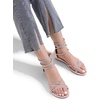 image:imageDREAM PAIRS Womens Ankle Strap Flat Sandals Summer Dressy Strappy Gladiator Rhinestones SandalsChampagne