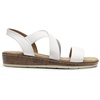 image:imageDREAM PAIRS Womens Ankle Strap Low Wedge SandalsWhite