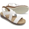 image:imageDREAM PAIRS Womens Ankle Strap Low Wedge SandalsWhite