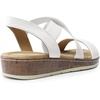 image:imageDREAM PAIRS Womens Ankle Strap Low Wedge SandalsWhite