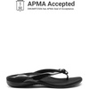 image:imageDREAM PAIRS Womens Arch Support Flip Flops Comfortable Dressy Orthopedic Thong Sandals Slides with Bow for Walking Summer VacationAll Black