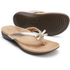 image:imageDREAM PAIRS Womens Arch Support Flip Flops Comfortable Dressy Orthopedic Thong Sandals Slides with Bow for Walking Summer VacationGold