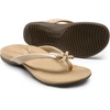 image:imageDREAM PAIRS Womens Arch Support Flip Flops Comfortable Dressy Orthopedic Thong Sandals Slides with Bow for Walking Summer VacationNude