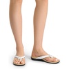 image:imageDREAM PAIRS Womens Arch Support Flip Flops Comfortable Dressy Orthopedic Thong Sandals Slides with Bow for Walking Summer VacationWhite