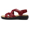 image:imageDREAM PAIRS Womens Arch Support Sandals Comfortable Open Toe Dress Flats Walking Sandals For SummerRed