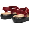 image:imageDREAM PAIRS Womens Arch Support Sandals Comfortable Open Toe Dress Flats Walking Sandals For SummerRed