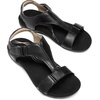 image:imageDREAM PAIRS Womens Arch Support TStrap Orthopedic Flat SandalsAll Black