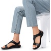 image:imageDREAM PAIRS Womens Arch Support TStrap Orthopedic Flat SandalsAll Black