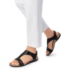 image:imageDREAM PAIRS Womens Arch Support TStrap Orthopedic Flat SandalsBlack