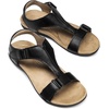 image:imageDREAM PAIRS Womens Arch Support TStrap Orthopedic Flat SandalsBlack