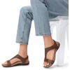image:imageDREAM PAIRS Womens Arch Support TStrap Orthopedic Flat SandalsBrown