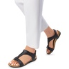 image:imageDREAM PAIRS Womens Arch Support TStrap Orthopedic Flat SandalsGrey