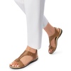 image:imageDREAM PAIRS Womens Arch Support TStrap Orthopedic Flat SandalsTan