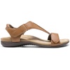 image:imageDREAM PAIRS Womens Arch Support TStrap Orthopedic Flat SandalsTan