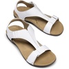 image:imageDREAM PAIRS Womens Arch Support TStrap Orthopedic Flat SandalsWhite