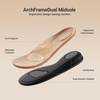 image:imageDREAM PAIRS Womens Arch Support TStrap Sandals Comfortable Orthotic Flat Sandals Thong Sandals for Casual Summer WalkingBlack