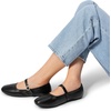 image:imageDREAM PAIRS Womens Ballet Flats Foldable Square Toe Mary Jane Flats Comfortable Slip On Dress Shoes Business Casual Work Mary Jane ShoesBlack