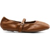 image:imageDREAM PAIRS Womens Ballet Flats Foldable Square Toe Mary Jane Flats Comfortable Slip On Dress Shoes Business Casual Work Mary Jane ShoesBrown