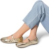 image:imageDREAM PAIRS Womens Ballet Flats Foldable Square Toe Mary Jane Flats Comfortable Slip On Dress Shoes Business Casual Work Mary Jane ShoesGold