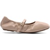 image:imageDREAM PAIRS Womens Ballet Flats Foldable Square Toe Mary Jane Flats Comfortable Slip On Dress Shoes Business Casual Work Mary Jane ShoesNude