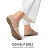 image:imageDREAM PAIRS Womens Ballet Flats Foldable Square Toe Mary Jane Flats Comfortable Slip On Dress Shoes Business Casual Work Mary Jane ShoesNude