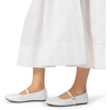 image:imageDREAM PAIRS Womens Ballet Flats Foldable Square Toe Mary Jane Flats Comfortable Slip On Dress Shoes Business Casual Work Mary Jane ShoesWhite
