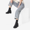 image:imageDREAM PAIRS Womens Chelsea Platform Boots Elastic Chunky Heel Lug Sole Ankle Booties ShoesBlackPu