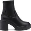 image:imageDREAM PAIRS Womens Chelsea Platform Boots Elastic Chunky Heel Lug Sole Ankle Booties ShoesBlackPu