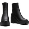 image:imageDREAM PAIRS Womens Chelsea Platform Boots Elastic Chunky Heel Lug Sole Ankle Booties ShoesBlackPu