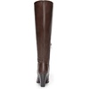 image:imageDREAM PAIRS Womens Chunky Heel Knee High BootsBrownpu