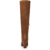 image:imageDREAM PAIRS Womens Chunky Heel Knee High BootsBrownsuede