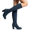 image:imageDREAM PAIRS Womens Chunky Heel Knee High BootsDarkBlue