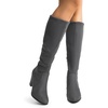 image:imageDREAM PAIRS Womens Chunky Heel Knee High BootsGrey