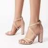 image:imageDREAM PAIRS Womens Chunky Heels 4 inch High Multi Strap Soft Comfort Block Heeled Sandals for Prom Dancing WeddingNude