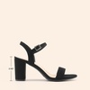image:imageDREAM PAIRS Womens Chunky Heels Block Round Open Toe Ankle Strap Heel Fashion Wedding Party Comfort Dress Sandals ShoesBlacknubuck