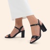 image:imageDREAM PAIRS Womens Chunky Heels Block Round Open Toe Ankle Strap Heel Fashion Wedding Party Comfort Dress Sandals ShoesBlackpu
