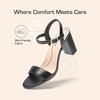 image:imageDREAM PAIRS Womens Chunky Heels Block Round Open Toe Ankle Strap Heel Fashion Wedding Party Comfort Dress Sandals ShoesBlackpu