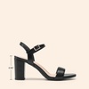 image:imageDREAM PAIRS Womens Chunky Heels Block Round Open Toe Ankle Strap Heel Fashion Wedding Party Comfort Dress Sandals ShoesBlackpu