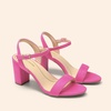 image:imageDREAM PAIRS Womens Chunky Heels Block Round Open Toe Ankle Strap Heel Fashion Wedding Party Comfort Dress Sandals ShoesHot Pink