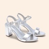 image:imageDREAM PAIRS Womens Chunky Heels Block Round Open Toe Ankle Strap Heel Fashion Wedding Party Comfort Dress Sandals ShoesSilverpu