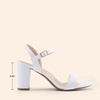 image:imageDREAM PAIRS Womens Chunky Heels Block Round Open Toe Ankle Strap Heel Fashion Wedding Party Comfort Dress Sandals ShoesWhite