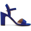 image:imageDREAM PAIRS Womens Chunky Heels Open Toe Ankle Strap High Block Comfy Dress Heel Sandals Pumps ShoesRoyalBlueSuede