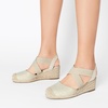 image:imageDREAM PAIRS Womens Close Toe Espadrilles Platform Slip on Elastic Criss Cross Straps Dressy Wedges SandalsBeige