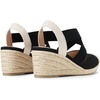 image:imageDREAM PAIRS Womens Close Toe Espadrilles Platform Slip on Elastic Criss Cross Straps Dressy Wedges SandalsBlackBeige