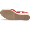 image:imageDREAM PAIRS Womens Close Toe Espadrilles Platform Slip on Elastic Criss Cross Straps Dressy Wedges SandalsRed
