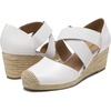 image:imageDREAM PAIRS Womens Close Toe Espadrilles Platform Slip on Elastic Criss Cross Straps Dressy Wedges SandalsWhite